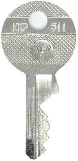 File Cabinet, Desk or Cubicle Replacement Key for Alpha Office Furniture HMP803