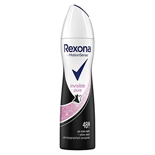 REXONA WOMEN MotionSense INVISIBLE PURE 48h ANTI-PERSPIRANT SPRAY 5.0 Oz  150 ml