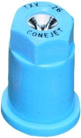 TeeJet TX-VS26 ConeJet Hollow Cone Spray Nozzle - VisiFlo - Light Blue (Pack of 12)