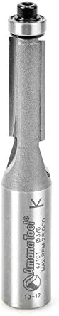 Amana Tool - 47101 Carbide Tipped Flush Trim 3/8 Dia x 1" 2 Shank