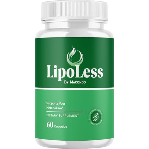 LipoLess Capsules - Official Lipo Less Supplement Pills with All Natural Ingredients, Premium Advanced Formula for Optimal Health & Wellness Support for Active Women & Men, 60 Capsules for 1 Month