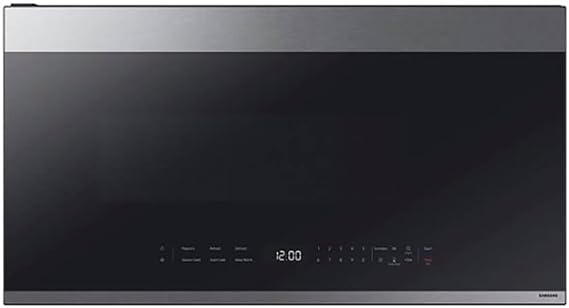 Bespoke Smart 2.1 cu. ft. Over-the-Range Microwavewith Auto Connectivity & SmartThings Cooking in Stainless Steel