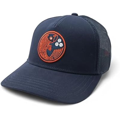 AMERICAN NEEDLE Hiroshima Carp Baseball Cap, Valin Trucker, Navy Adjustable New
