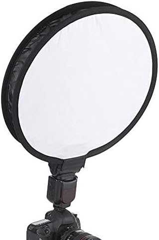 Softbox Diffuser 40cm Portable Foldable Round Speedlite Softbox Diffuser for Camera Flash Light