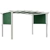 Yescom 17x6.8 Ft Universal Canopy Cover Replacement for 6Ft Curved Pergola Structure Green