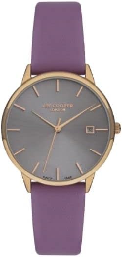 Lee Cooper LC07301.498 Ladies Rose Gold Watch with Grey Dial
