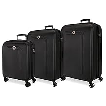 Movom Riga Hard Case Set 55-70-80cm Black
