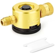 GASHER Nitrogen Purge Tool, HVAC Purge Nitrogen Flow Regulator for HVAC Tools Nitrogen Purging(Yellow)