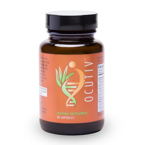 Youngevity OcutivTM - Eye Vitamin & Mineral Supplement - Contains Vitamin A, C, E, Zinc, Bilberry, Lutein, Lycopene, Zeaxanthin, Astaxanthin - 30 Capsules