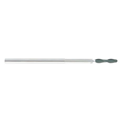 YG-1 99561 5.0 mm Carbide D-Power Ball Nose End Mill, 2 Flute, Long Length, 100 mm Length