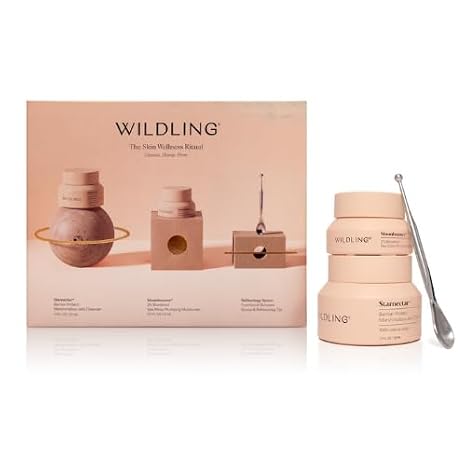 The Skin Wellness Ritual Set | Skincare Starter Set | Cleanse + Hydrate | Starnectar Jelly Cleanser 1.7oz + Moonbounce Moisturizer .5oz + Reflexology Spoon | Natural + Cruelty Free