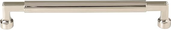 Top Knobs Cumberland Pull 7 9/16 Inch (c-c) Polished Nickel