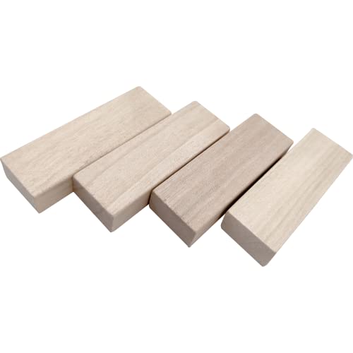 by M&M 2175 Pk4 Medium Rectangle Blocks - Unfinished Chewable Wood Blocks, Rectangular Shape, Great for Small & Med Size Birds, Budgies Finch Cockatiel Parrotlet Conure Caique
