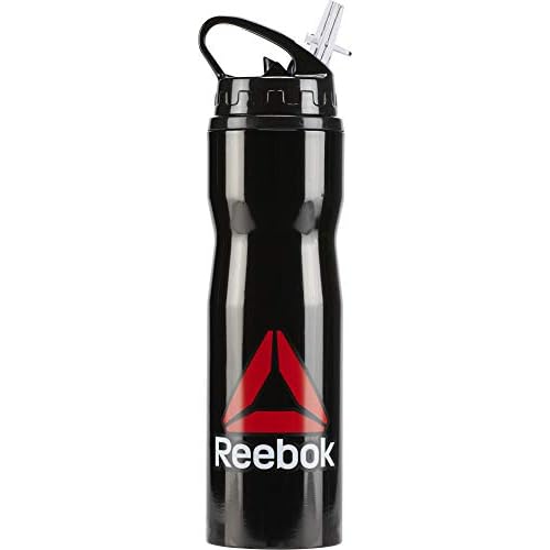 Reebok Boy OS U WATERBOT Metal 750ML Bottle, BlackNegro, One Size
