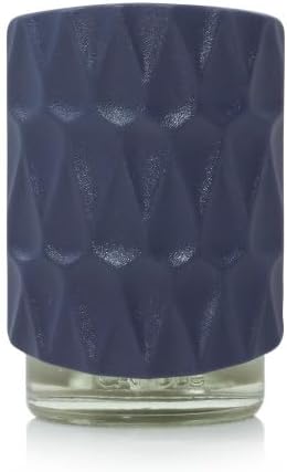 Yankee Candle ScentPlug Diffuser Warmer for Plug in Air Fresheners, Fragrance Warmer with Decorative Organic Pattern, Blue Design (Pack of 1)