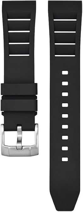 Premium FKM Vented Rubber Watch Band For Watches Quick Release Diver Straps for Men & Women, 19mm 20mm 21mm 22mm 24mm, Soft & Durable Waterproof Replacement Wristband