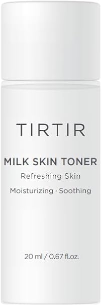 TIRTIR Milk Skin Rice Toner | Deep Moisturizing, Hydrating Toner for face, Niacinamide, Ceramide, Rice Bran Extract, Nature-Oriented Ingredients for Korean Skin Care, Vegan, 0.67 Fl Oz