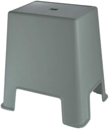 Geseus Banyo Taburesi Büyük Boy Çok amaçlı Tabure Koyu Gri-481