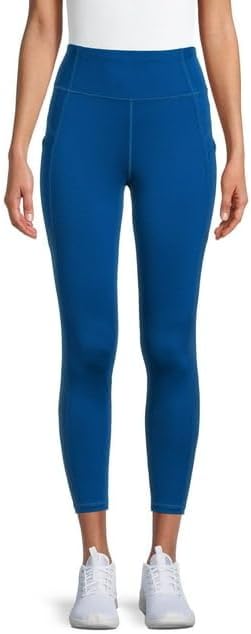 Avia Women's Active High-Waisted Leggings with Bottom Side Mesh
