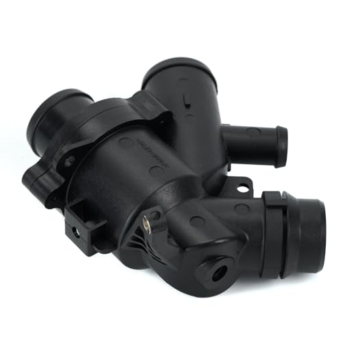 Coolant Thermostat Housing Assembly Fit 2010-2017 for Jaguar XJ, 2010-2015 XK & XKR & XFR & XF, 2014-2017 F-Type & XJR 5.0L, 2010-2017 for Land Rover Range Rover & Range Rover Sport 5.0L