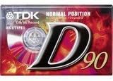 TDK D90 Audio Cassette Tape Type I -SET OF 2