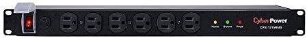 Cyberpower CPS-1220RMS Rackmount PDU Power/Surge Strip - 12-Outlet 20A 2400VA 1800 Joules