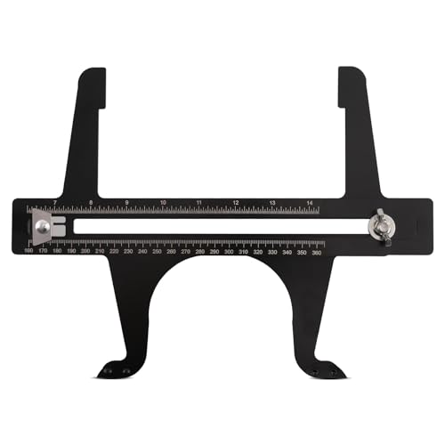 maXpeedingrods Brake Resetting Gauge, Adjusting Drum Brake Measuring Tool for Rear Drum Brake Lining Shoe, Brake Reset Meter, 6.5-14.25 Inch 160-360mm Dual Scale Combination