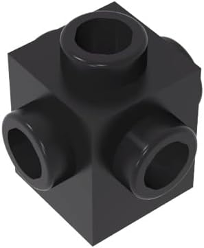 BrickBuddy Gobricks GDS-650 Brick Special 1 x 1 Studs on 4 Sides 50PCS Compatible with Lego Toy 4733 DIY Parts and MOC Components for Major Brick Brands Color:Black 26 | Compatible with LEGO bricks. MOC components for major building brands, consistent color matching.