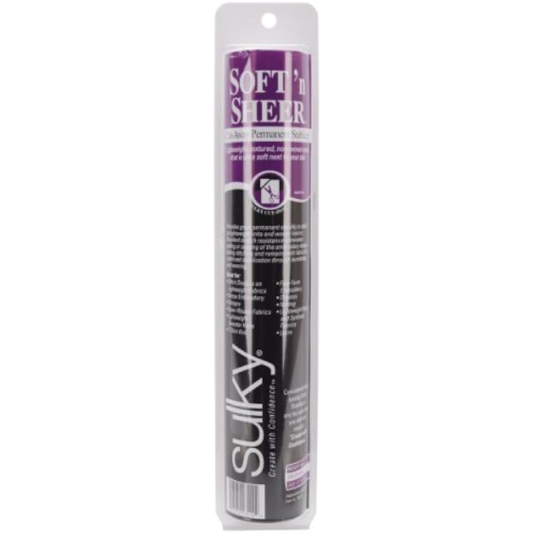 Sulky Soft & Sheer Cut-Away Permanent Stabilizer Roll, 12X11yd