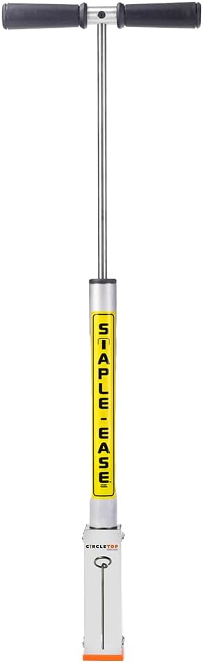 Staple Ease Circle Top Driver Landscape Staple Driver Tool for Sod Staples & Ground Anchors, Slide Hammer Installation Tool, Heavy Duty Ergonomic Design, Works in Hard & Frozen Soil, Made in USA