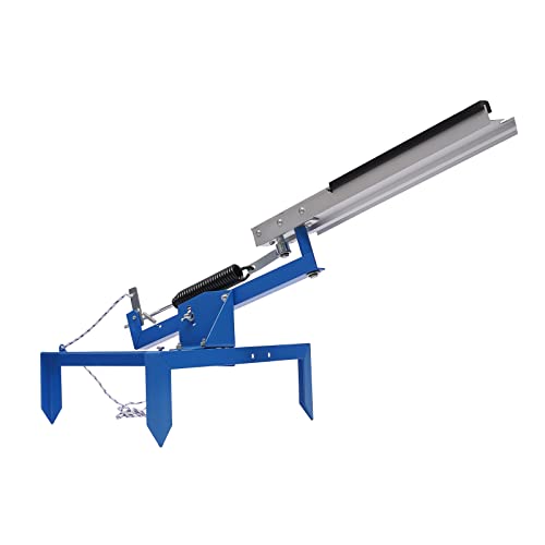 Clay Target Thrower, Manual Clay Pigeon Thrower with Foot Holder Portable Skeet Launcher Machine Angle Adjustable Throwing Distance 229.66ft for Outdoor Shooting Practice and Target Training