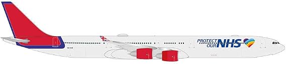 Herpa Maleth Aero A340-600 1/500 Protect Our NHS (**) HE535496