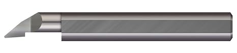 Micro 100 PF-230750 Profiling Tool - Axial, 1/4" Min Bore Dia, 3/4" Max Bore Depth, .030" Proj, .0738" Offset, .008" Corner Rad, .008" Radius, 5/16" Shank Dia, 2-1/2" OAL, Uncoated