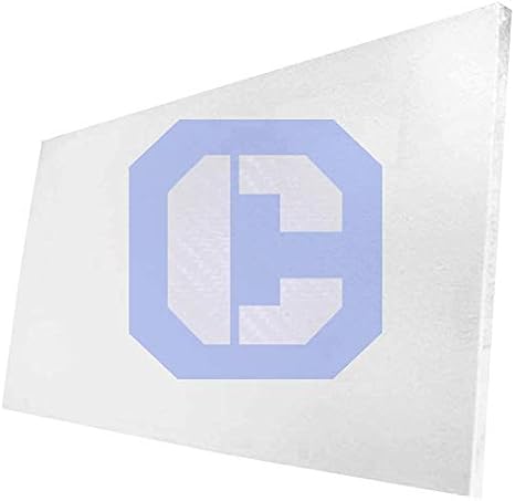 Ceramic Fiber Insulation Board (2300F) (2" X 24" X 36"), Fireproof Insulating Board for Wood Stoves, Pizza Ovens, Forges, Kilns, Furnaces - Pack of 1