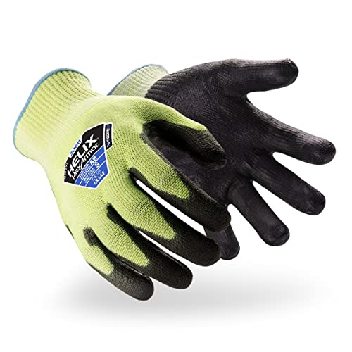 HexArmor Cut-Resistant Puncture-Resistant Polyurethane Palm Knit Work Gloves | Helix 2060 | 3X-Large