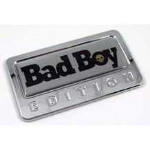Car Chrome Decals CBEDI-BADBOY Bad Boy Custom Edition Chrome Emblem with Domed Decal c/w Adhesive Car Auto