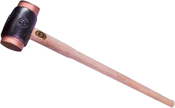 Thor's Hammer with Copper Inlay, Wooden Handle