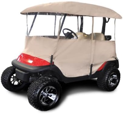 RED DOT Universal Golf Cart Enclosure | Compatible with Most Standard 2-Passenger Golf Cart Models with a 54 Inch Factory Roof