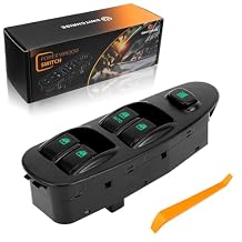 1 AUTO Power Window Switch for Kia Spectra 2000-2004 Window Control Switch with Tool 0K2N266350A Front Left Driver Side 1 Set