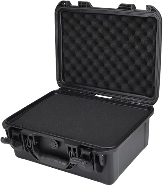 17in Waterproof Hard Shell Case with DIY Customizable Foam Insert (14.6 x 10.2 x 6.7in Interior)