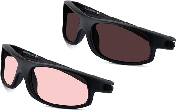 TheraSpecs Petite Wrap Glasses for Light Sensitivity (Bundle)