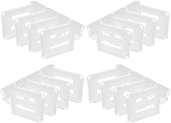 ARTIBETTER 4Sets Adjustable Refrigerator Side Door Dividers Fridge Shelf Organizer and Dividing Clips for Efficient Food Storage and Organization