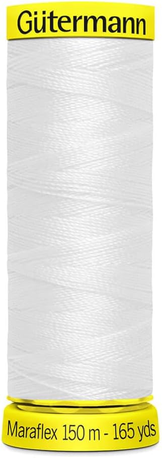 Guetermann Maraflex Thread 150 m, White, One Size