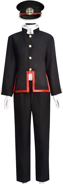 Tsukasa Yugi Uniform Jacket Full Set Jibaku Shounen Hanako Kun Cosplay Female Skirt Kimono Robe Hat
