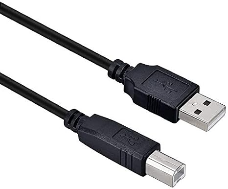 WEARE USB B MIDI Cable USB 2.0 Cord Compatible for Focusrite Scarlett Solo (2nd Gen),Scarlett 2i2 (1st Generation) Audio Interface,Numark PT01 Scratch,Vangoa VGK6200,Peavey USB-P