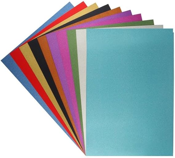 Lino Simli Karton 250 Gr. 10'Lu Karışık Renk (20X30 Cm.)-Sim Dökmez
