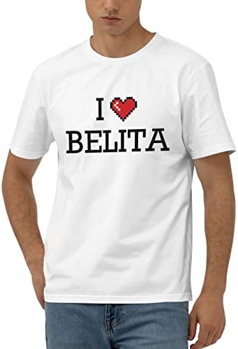 Funny Mens Tshirts I Love Belita T Shirt Men Funny Tshirts