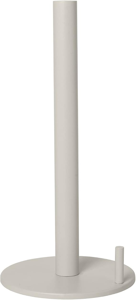 blomus Colo Kitchen Roll Holder Colour Moonbeam Powder Coated Steel Non-Slip & Stable Height: 32 cm Elegant Design for Kitchen and Household