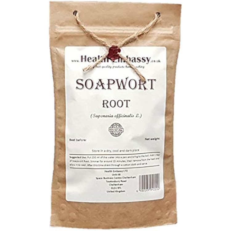 Health Embassy Soapwort Root | Saponaria Officinalis L | Herbal Tea 50g