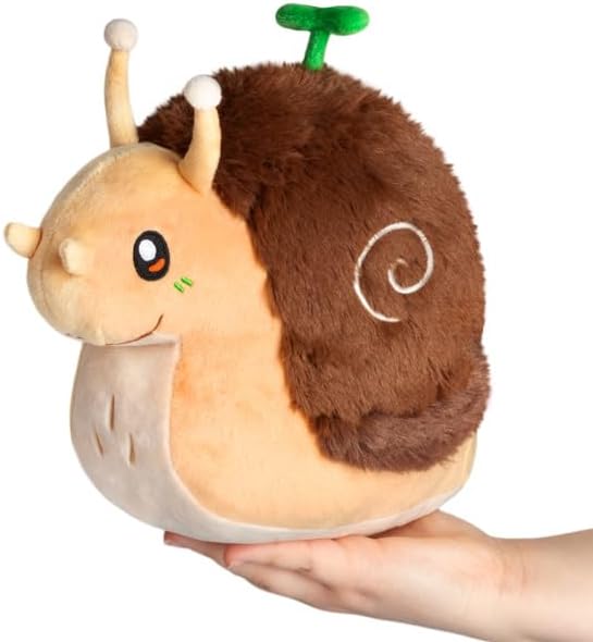 Squishable - Mini Garden Snail - Garden Collection - 11 in - Soft Toy Collectible Stuffed Animal